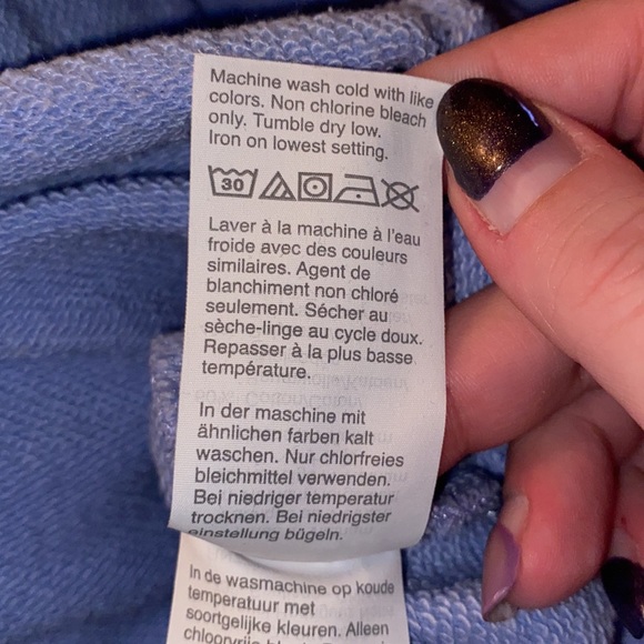 🌷 Madewell Bubble-Sleeve Hoodie Crop Sweatshirt Size S - Picture 10 of 13